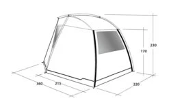 Outwell Woodcrest Drive Away Awning -Outdoor Gear Store 111167 woodcrest drawing perspective2