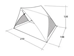 Outwell Formby Beach Shelter -Outdoor Gear Store 111229 beach shelter formby drawing perspective2