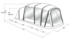 Outwell Jacksondale 5PA Tent (2022) -Outdoor Gear Store 111269 jacksondale 5pa drawing perspective2