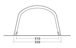 Outwell Springville 5SA Tent (2023) -Outdoor Gear Store 111276 springville 5sa drawing other5