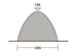 Outwell Free Standing Inner -Outdoor Gear Store 111289 free standing inner drawing other4