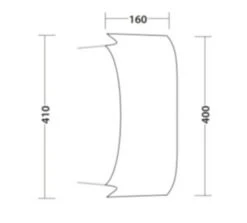 Outwell Lounge Tent Connector XL (2023) -Outdoor Gear Store 111343 lounge tent connector xl drawing floorplan3 page 0001