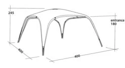Outwell Event Lounge XL 4m (2023) -Outdoor Gear Store 111365 event lounge xl drawing perspective2