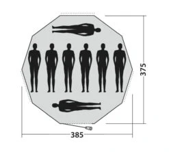 Easy Camp Moonlight Tipi Tent -Outdoor Gear Store 120381 moonlight tipi drawing floorplan3