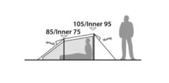 Robens Arch 2 Tent (2023) -Outdoor Gear Store 130274 arch 2 drawing other25 1