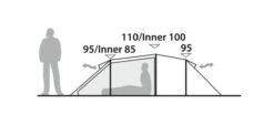 Robens Pioneer 3EX Tent (2022) -Outdoor Gear Store 130275 pioneer 3ex drawing other4