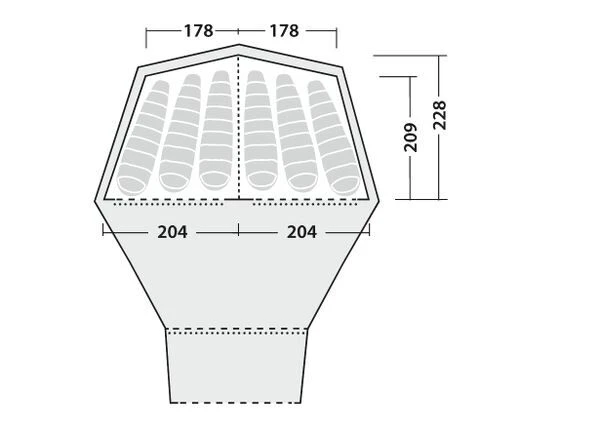 Robens Kiowa Inner Tent 4 Robens Kiowa Inner Tent - Image 2
