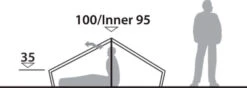 Robens Chaser 2 Tent (2023) -Outdoor Gear Store 130316 chaser 2 drawing other4