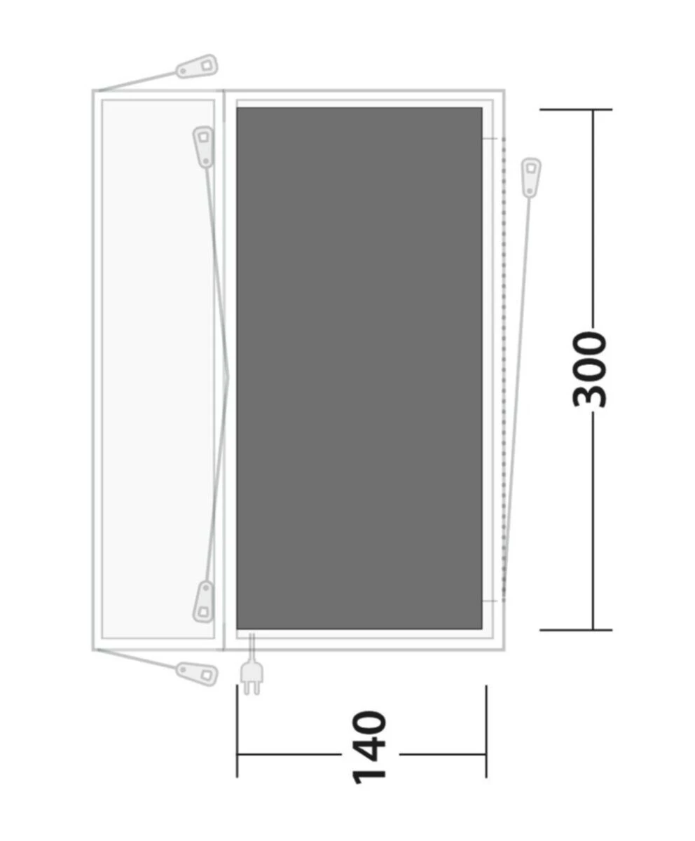 Outwell Lakecrest Footprint Groundsheet 4 Outwell Lakecrest Footprint Groundsheet - Image 2