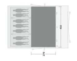 Outwell Vermont 7PE Flat Woven Carpet -Outdoor Gear Store 170911 flat woven carpet vermont 7pe drawing floorplan2