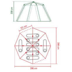 Coleman Octagon BlackOut Tent (2022) 13 Coleman Octagon BlackOut Tent (2022) -Outdoor Gear Store 2000035195 11