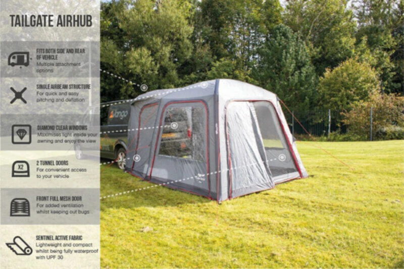 Vango Airbeam Vango Tailgate Airhub Low Awning (2022) 5 Vango Airbeam Vango Tailgate Airhub Low Awning (2022) - Image 3