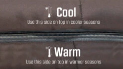 Outwell Contour Supreme Coffee Sleeping Bag -Outdoor Gear Store 230369 contour supreme coffee feature photo18