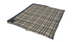 Outwell Camper Lux "R" Sleeping Bag Deep Blue (2023) -Outdoor Gear Store 230393 camper lux right side zipper feature photo6