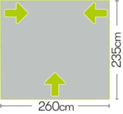 Quest Falcon Air 260 Porch Awning (2022) -Outdoor Gear Store a3501a 7 midsize 1