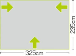 Quest Falcon Air 325 Porch Awning (2022) -Outdoor Gear Store a3502a 7 midsize