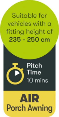 Quest Falcon Air 325 Porch Awning (2022) -Outdoor Gear Store a3502a 9 midsize