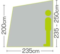 Quest Falcon Air 390 Porch Awning (2022) -Outdoor Gear Store a3503a 6 midsize