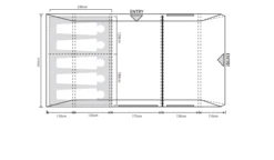 Outdoor Revolution Airedale 5.0s Tent (2022) -Outdoor Gear Store airedale 5s 1