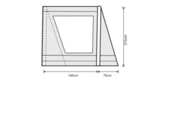 Outdoor Revolution Airedale 6.0s / 6.0se Front Porch Extension -Outdoor Gear Store airedale 6s se front porch extension fp 1