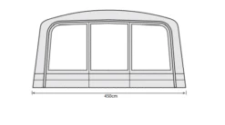 Outdoor Revolution Airedale 7.0se / 9.0se Front Porch Extension -Outdoor Gear Store airedale 7se 9se front porch extension floorplan 2