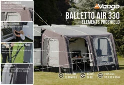 Vango Airbeam Vango Balletto Air 330 Elements ProShield Caravan Awning (2023) 16 Vango Airbeam Vango Balletto Air 330 Elements ProShield Caravan Awning (2023) -Outdoor Gear Store balletto air 330 lf1
