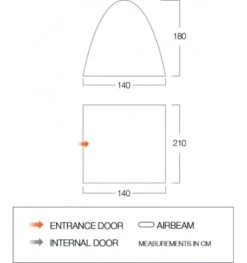 Vango Free-Standing Inner Tent (Midnight) (BR003) 5 Vango Free-Standing Inner Tent (Midnight) (BR003) -Outdoor Gear Store br003