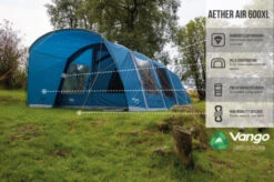 Vango Airbeam Vango Aether Air 600XL Tent (2022) 18 Vango Airbeam Vango Aether Air 600XL Tent (2022) -Outdoor Gear Store earth collection airbeam infographics call outs8