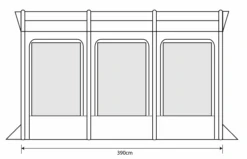 Outdoor Revolution Eden Air 390 Caravan Awning (2022) -Outdoor Gear Store eden air 390 floor