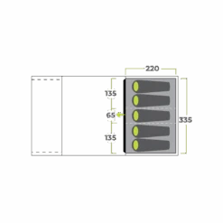 Zempire Evo TL V2 Air Tent (2023) -Outdoor Gear Store evo tl 0197002 floor plan 001 b 1