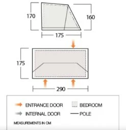 Vango Airbeam Vango Studio Large For Anantara IV (TA010) -Outdoor Gear Store floorplan studio l 1
