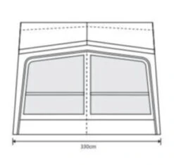 Outdoor Revolution Esprit Pro X 330 Premium Caravan Air Awning 11 Outdoor Revolution Esprit Pro X 330 Premium Caravan Air Awning -Outdoor Gear Store floorplan 3
