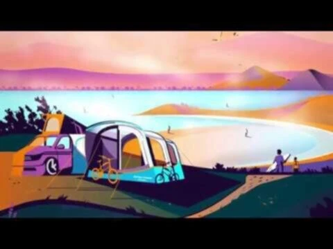 Vango Airbeam Vango Magra VW Low Awning (Shadow Grey) 12 Vango Airbeam Vango Magra VW Low Awning (Shadow Grey) - Image 10