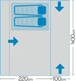 Westfield Neptune 400 Performance Air Drive Away Awning Mid - XXhigh (240 -320cm) -Outdoor Gear Store neptune 7 midsize