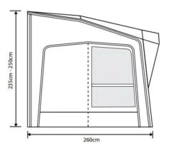 Outdoor Revolution Esprit Pro X 390 Caravan Awning -Outdoor Gear Store orca3030 fl1