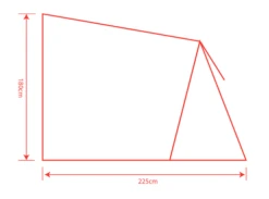 Outdoor Revolution Sportlite Steel Pole Annex -Outdoor Gear Store sportlite annex