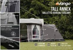 Vango Airbeam Vango Tall Annex Elements ProShield (Balletto And Tuscany) -Outdoor Gear Store tall annex elements proshield ballettorivieratuscany low res