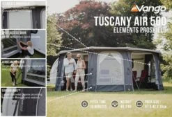 Vango Airbeam Vango Tuscany Air 500 Elements Proshield Caravan Awning (2023) -Outdoor Gear Store tuscany air 500 eps