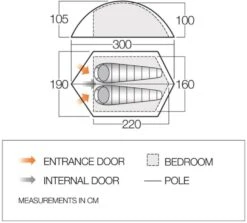 Vango Blade 200 Tent (2022) -Outdoor Gear Store vango 2019 tents floorplan blade pro 200